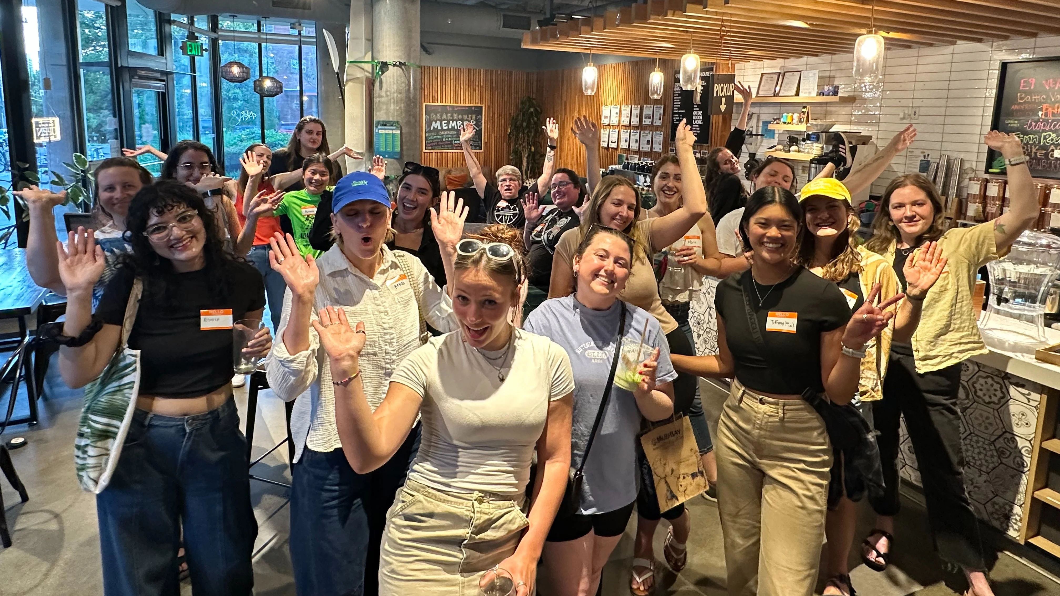 Outdoor enthusiasts from diverse backgrounds come together at Stoup Brewing, shifting from the usual Basecamp Cafe, for an evening of connection and shared passion for adventure.