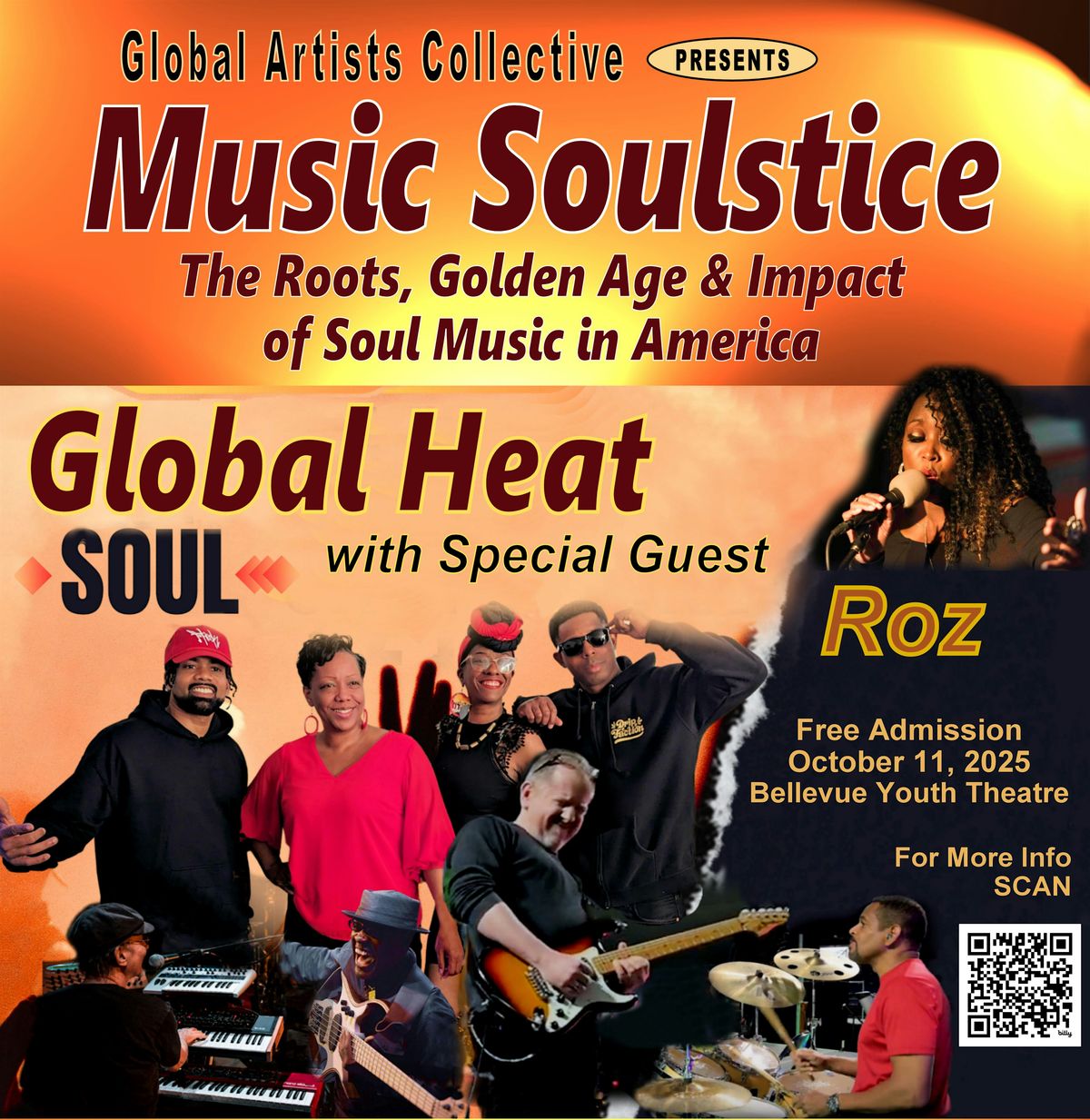 Music Soulstice: A Celebration of Soul Music on October 11 in Bellevue.